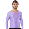 Camiseta hombre manga larga lycra brillante
