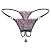 Tanga abierto unisex encaje con cadenita - Tanga - abierto, atrevido, autopostr_twitter_57272, encaje, Hombre, metalico, Mujer, sexy, tanga - 365Briefs -