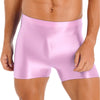 Pantalones cortos hombre lycra brillante