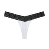 Tanga seda con cintura encaje