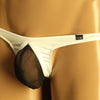 Tanga lycra con bolsa red transparente - Tanga - atrevido, brillante, bulge, Hombre, lycra, red, sexy, tanga - 365Briefs -