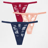 Pack 3 tangas encaje - Tanga - atrevido, encaje, Mujer, tanga, tradicional - 365Briefs -
