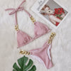 Bikini brasileño con cadena dorada - Bañador - atrevido, autopostr_twitter_57272, bañador, bañadores, bikini, metalico, Mujer, sexy, swimwear - 365Briefs -