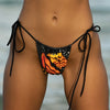 Bañador tanga mariposa atado