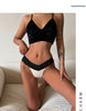 Tanga seda con cintura encaje