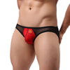 Slip red transparente - Slip - atrevido, bikini, Hombre, red, sexy - 365Briefs -