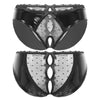 Bragas latex con encaje abiertas - Slip - abierto, autopostr_pinterest_48604, brasileño, encaje, latex, Mujer, sexy, xxx - 365Briefs -