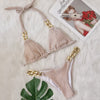 Bikini brasileño con cadena dorada - Bañador - atrevido, autopostr_twitter_57272, bañador, bañadores, bikini, metalico, Mujer, sexy, swimwear - 365Briefs -