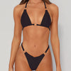 Bikini tanga ajustable con anillas