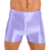 Pantalones cortos hombre lycra brillante