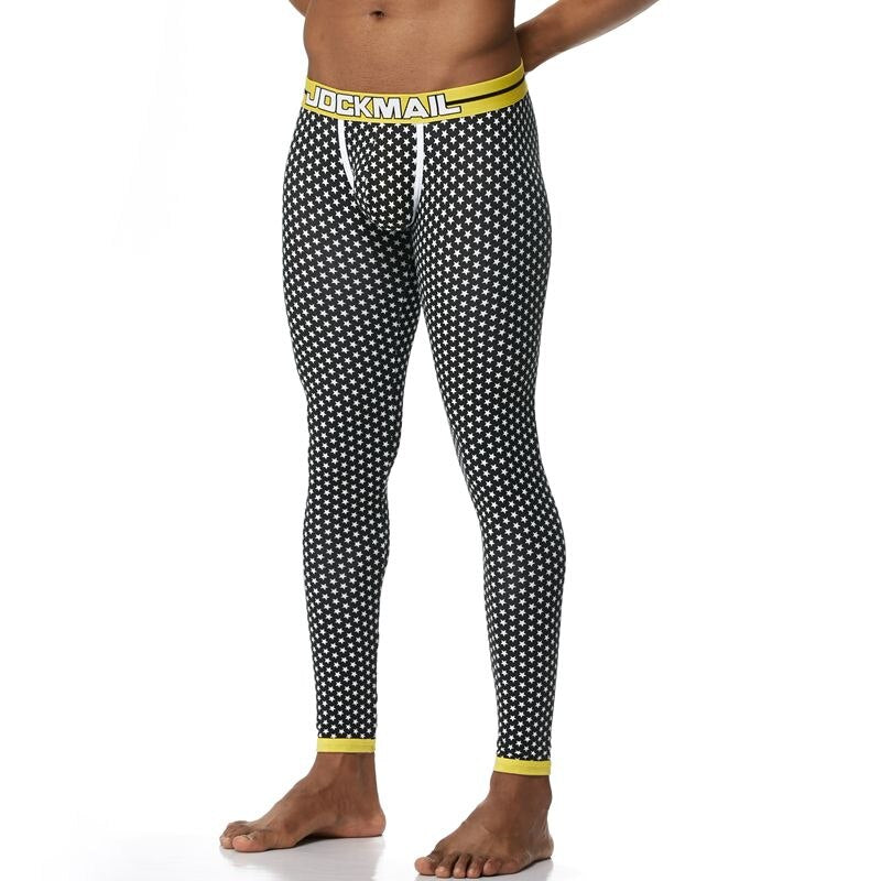 Pantalon interior termico hombre ajustado estrellas