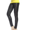 Mallas de piel con lateral de encaje - Mallas - atrevido, brillante, encaje, leather, medias, Mujer, tradicional - 365Briefs -
