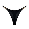 Tanga seda con cadena dorada - Tanga - atrevido, metalico, Mujer, seda, tanga, tradicional - 365Briefs -