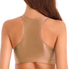 Glänzender Lycra-Sport-BH