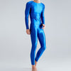 Conjunto hombre camiseta manga larga y pantalon lycra brillante