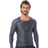 Camiseta hombre manga larga lycra brillante