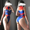 Body lycra abierto cosplay