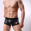 Boxer simil piel brillante - Boxer - atrevido, autopostr_pinterest_48602, boxer, comfort, Hombre, leather, piel, tradicional - 365Briefs -