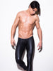 Mallas de piel brillantes con bolsa frontal - Gym - atrevido, autopostr_pinterest_48606, bulge, comfort, gym, Hombre, leather, lycra, piel, sexy - 365Briefs -