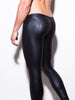 Mallas de piel brillantes con bolsa frontal - Gym - atrevido, autopostr_pinterest_48606, bulge, comfort, gym, Hombre, leather, lycra, piel, sexy - 365Briefs -