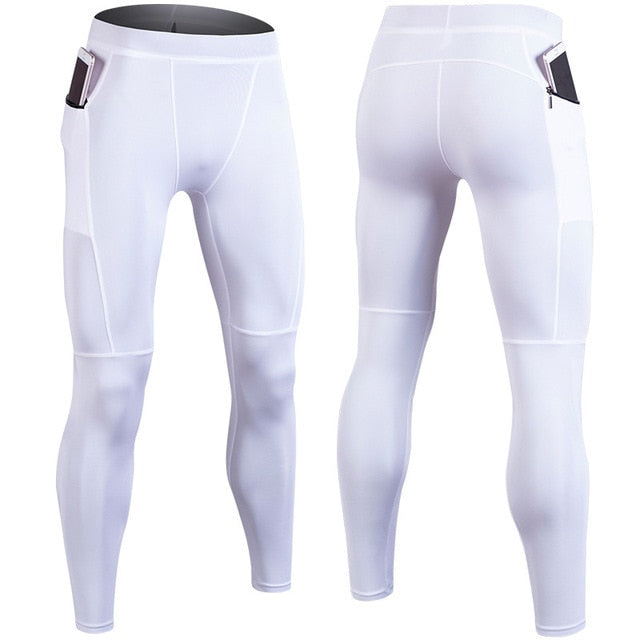 Mallas de compresión con bolsillo para el movil - Gym - comfort, gym, Hombre, lycra - 365Briefs -