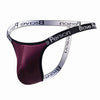 Tanga piel con cintura elástica - Tanga - atrevido, autopostr_pinterest_48606, autopostr_pinterest_48607, bulge, comfort, Hombre, leather, lycra, metalico, piel, sexy - 365Briefs -