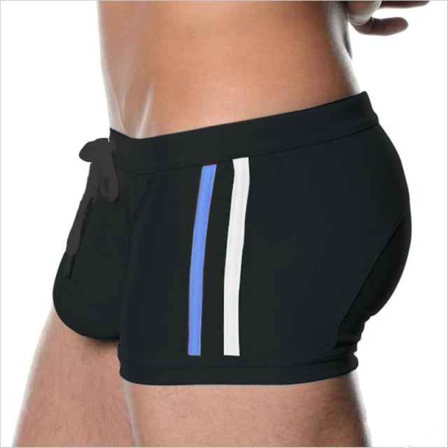 Bañador boxer con gran bolsa frontal - Bañador - atrevido, autopostr_pinterest_48602, bañadores, boxer, bulge, comfort, gym, Hombre, lycra, tradicional - 365Briefs -
