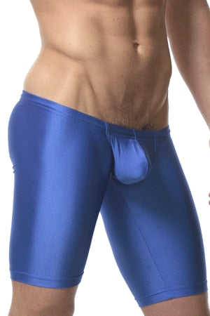 Boxer largo de lycra con gran paquete frontal - Boxer - atrevido, bañadores, boxer, bulge, comfort, gym, Hombre, lycra, metalico, sexy - 365Briefs -
