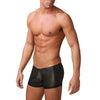 Boxer de piel negro con bolsa frontal - Boxer - atrevido, autopostr_pinterest_48602, boxer, bulge, comfort, Hombre, leather, piel, tradicional - 365Briefs -