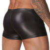Boxer de piel negro con bolsa frontal - Boxer - atrevido, autopostr_pinterest_48602, boxer, bulge, comfort, Hombre, leather, piel, tradicional - 365Briefs -