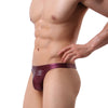 Tanga piel efecto mojado con bolsa frontal - Tanga - atrevido, autopostr_pinterest_48605, autopostr_pinterest_48606, autopostr_pinterest_48607, bañador, bañadores, bulge, comfort, cómodo, Hombre, leather, metalico, piel, sexy, tanga, tradicional - 365Briefs -