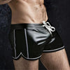 Pantalones cortos latex - Gym - atado, atrevido, bañadores, boxer, bulge, comfort, gym, Hombre, latex, leather, piel, sexy - 365Briefs -