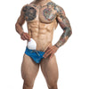 Bañador bikini metálico brillante con relleno - Bañador - atrevido, bañadores, bikini, Hombre, metalico, sexy - 365Briefs -
