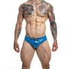 Bañador bikini metálico brillante con relleno - Bañador - atrevido, bañadores, bikini, Hombre, metalico, sexy - 365Briefs -