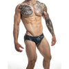 Bañador bikini metálico brillante con relleno - Bañador - atrevido, bañadores, bikini, Hombre, metalico, sexy - 365Briefs -