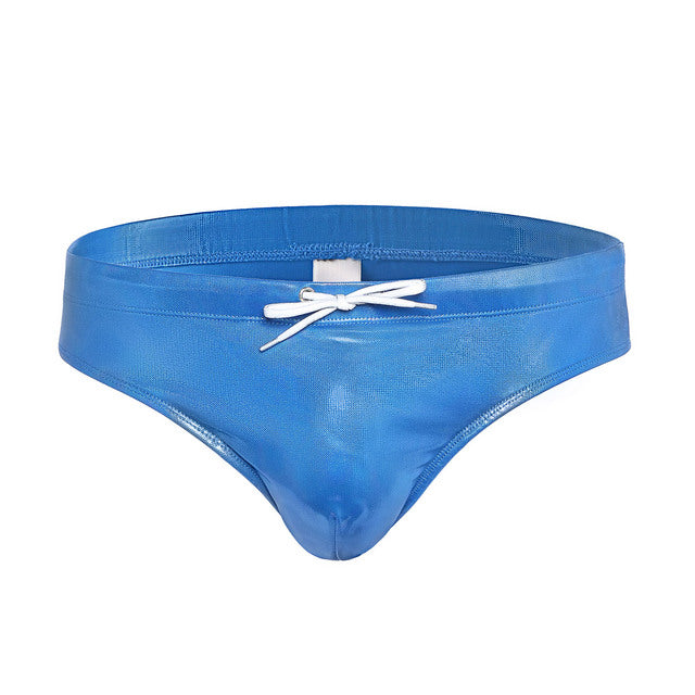 Bañador bikini metálico brillante con relleno - Bañador - atrevido, bañadores, bikini, Hombre, metalico, sexy - 365Briefs -