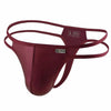 Tanga de piel con tiras laterales - Tanga - abierto, atrevido, autopostr_pinterest_48606, autopostr_pinterest_48607, bulge, comfort, cómodo, Hombre, leather, Piel, sexy, tanga - 365Briefs -