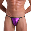 Microtanga metálico efecto piel - Microtanga - atrevido, bulge, comfort, Hombre, leather, lycra, metalico, microtanga, sexy - 365Briefs -