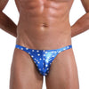 Bañador tanga brillante - Tanga - atrevido, autopostr_pinterest_48606, bañadores, bulge, Hombre, lycra, metalico, sexy, tanga - 365Briefs -