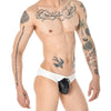 Slip piel bulge - Bikini - atrevido, bikini, bulge, comfort, Hombre, leather, piel, sexy - 365Briefs -
