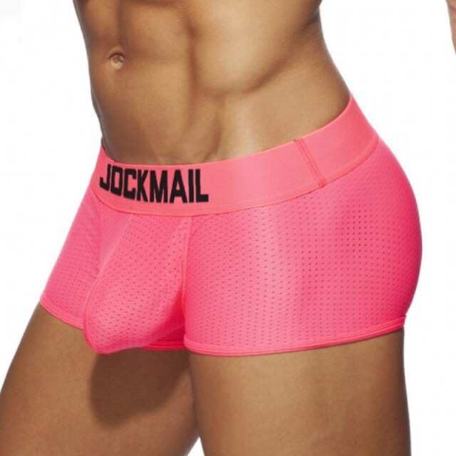 Boxer neon micro perforado - Boxer - atrevido, autopostr_pinterest_48602, boxer, bulge, comfort, Hombre, red, tradicional - 365Briefs -
