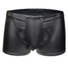 Boxer de piel desmontable - Boxer - abierto, atado, atrevido, autopostr_pinterest_48602, boxer, Hombre, leather, piel, tradicional - 365Briefs -