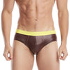 Slip de piel con cintura de color - Bikini - atrevido, bikini, Hombre, leather, piel, sexy - 365Briefs -