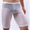 Boxer largo a rayas transparente - Boxer - atrevido, autopostr_pinterest_48602, boxer, comfort, Hombre, lycra, red, tradicional - 365Briefs -