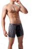 Boxer largo algodón con bolsa frontal de lycra - Boxer - algodon, atrevido, boxer, bulge, comfort, gym, Hombre, lycra, tradicional - 365Briefs -