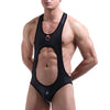 Body suspensorio de piel con anilla y apertura - Body - abierto, autopostr_pinterest_48604, autopostr_pinterest_48606, autopostr_pinterest_57261, autopostr_twitter_46172, body, cómodo, Hombre, jockstrap, piel, sexy, xxx - 365Briefs -